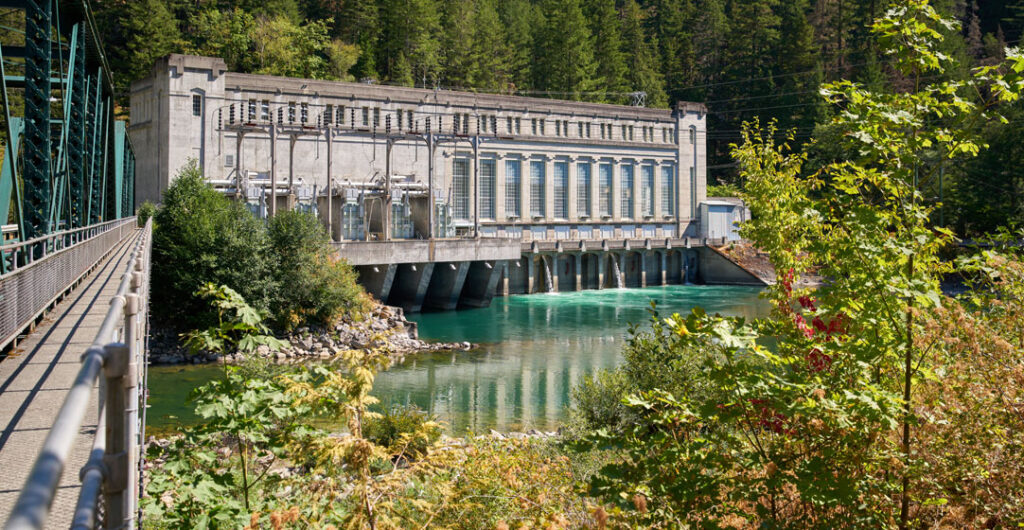 Gorge Dam powerhouse near Newhalem