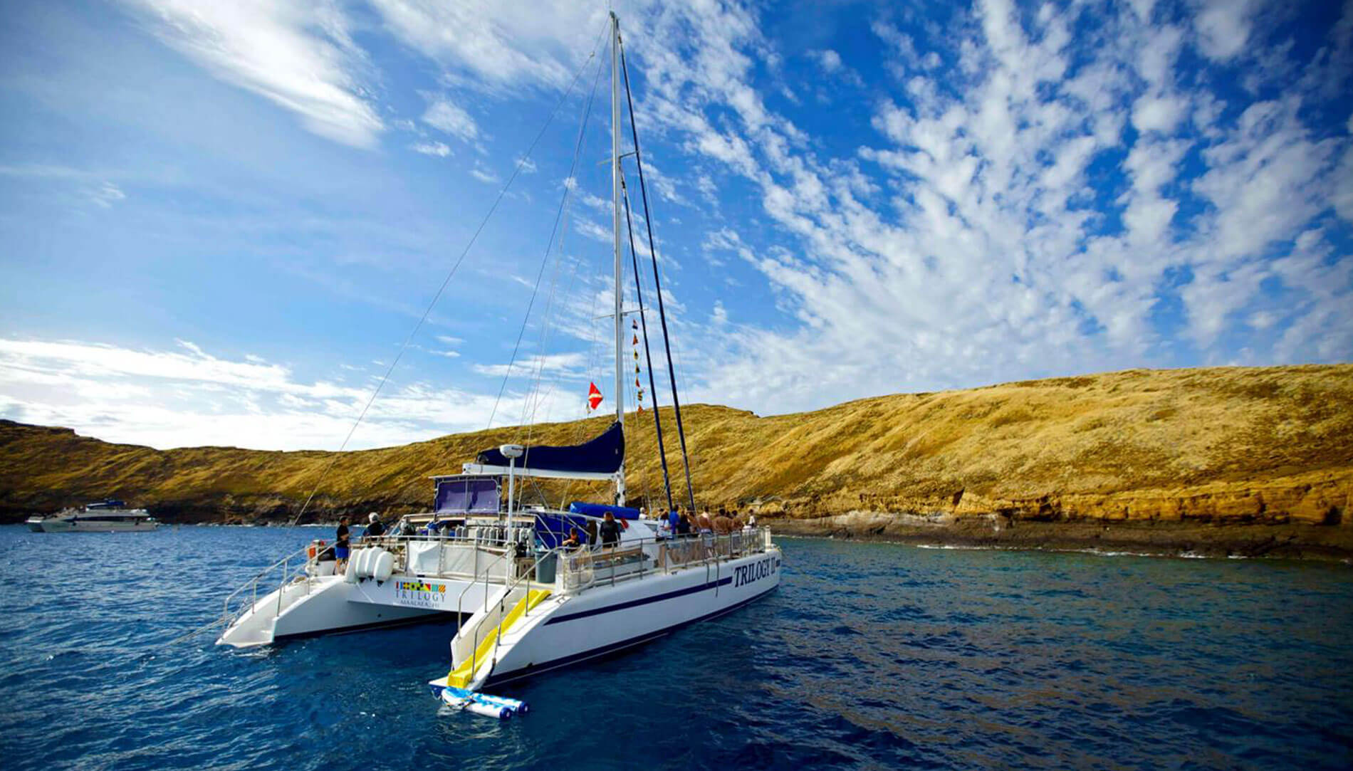 Sailing on Catamaran-trilogy-catamaran sail and snorkel adventure