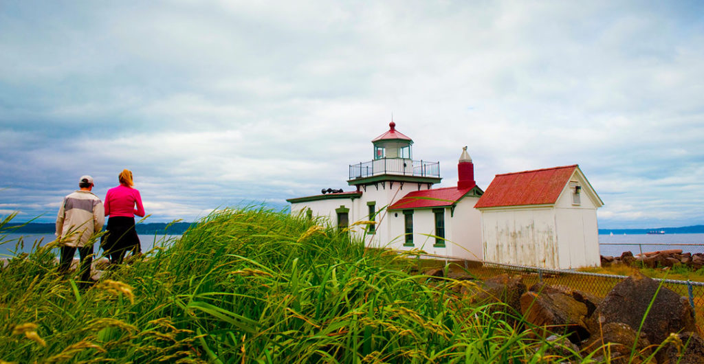 Discovery Point Lighthouse on Washington's lighthouse loop