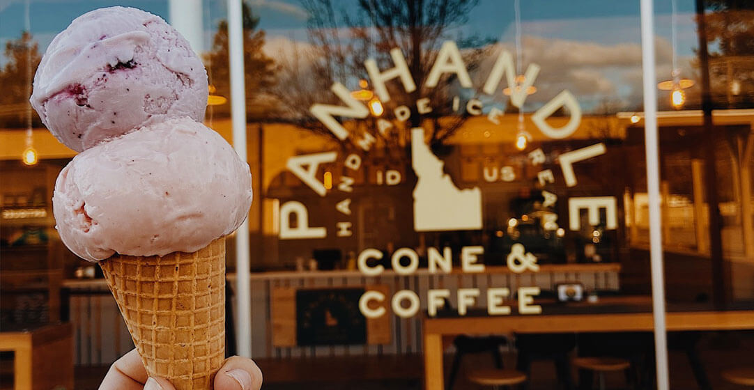 Storefront of Panhandle Ice Cream