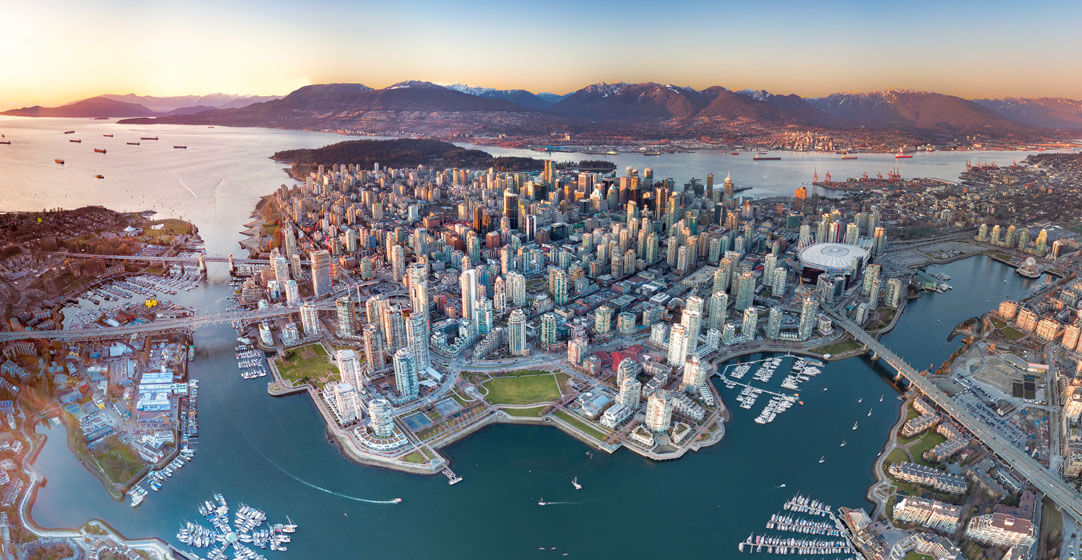 Overview of Vancouver, BC
