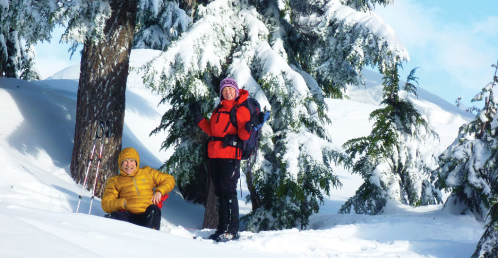 Top Pacific Northwest winter activities, snowshoei
