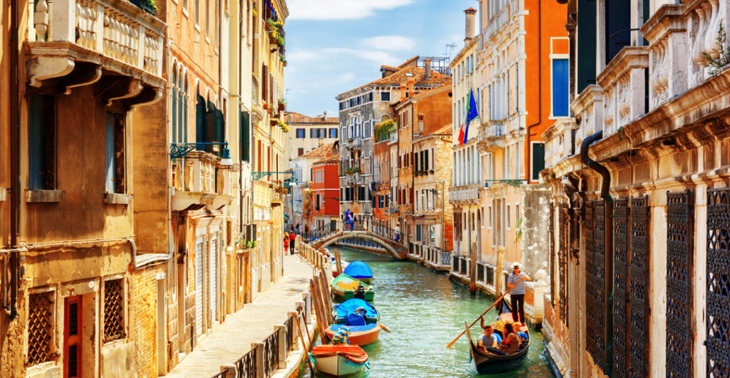 Italy Rio Marin Canal from the Ponte de la Bergami Venice By efired AdobeStock