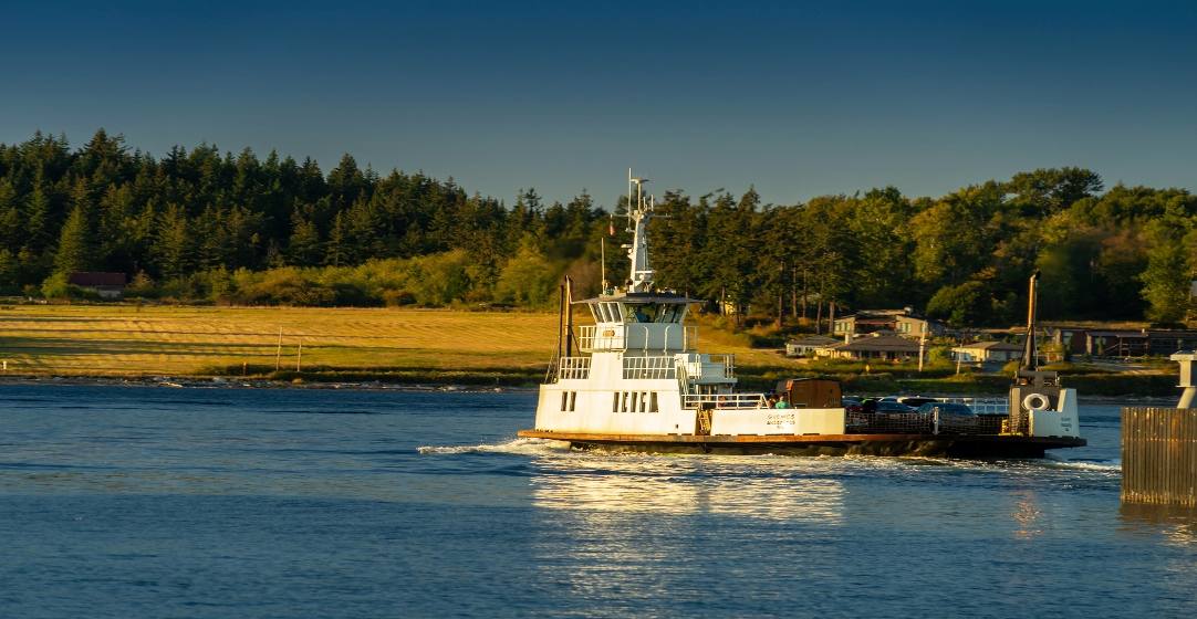 Washington's small ferries, Guemes ferry from Anacortes