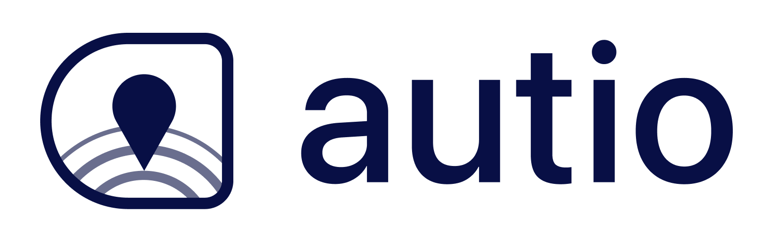 logo autio blue