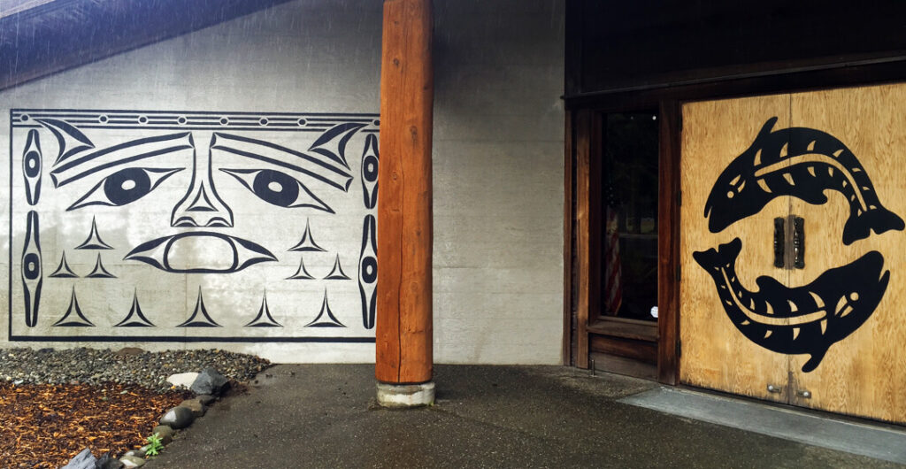 Native American Makah Cultural and Research Center Entrance Richie Diesterheft flickr