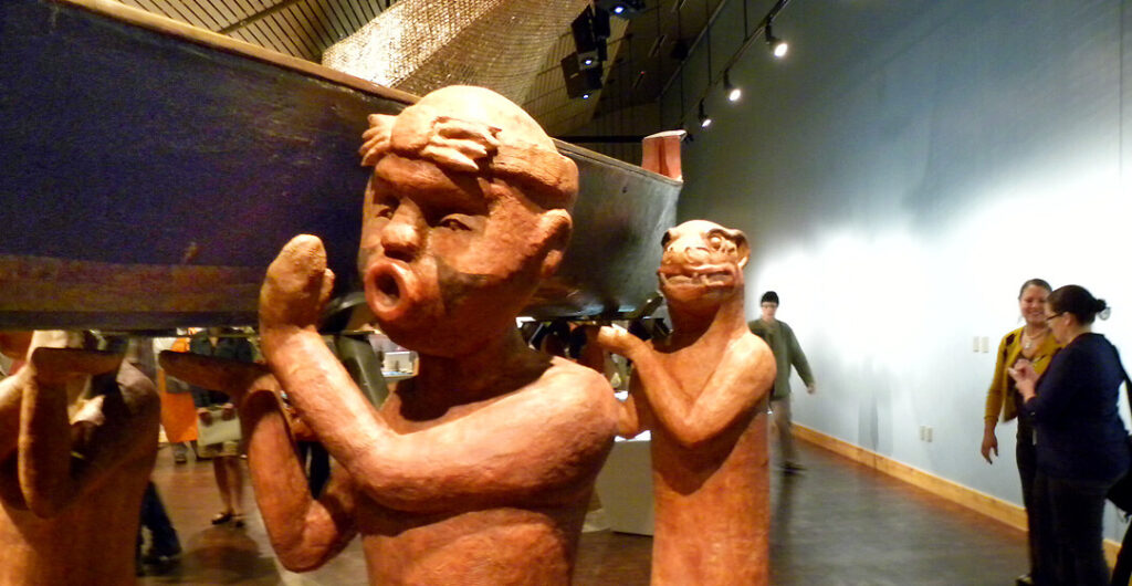 Native American Suquamish Museum Spirit figures Washington State Library