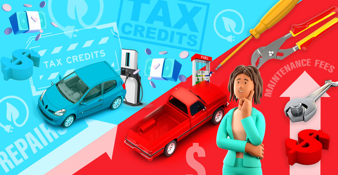 featured image electric tax credits and electric cars