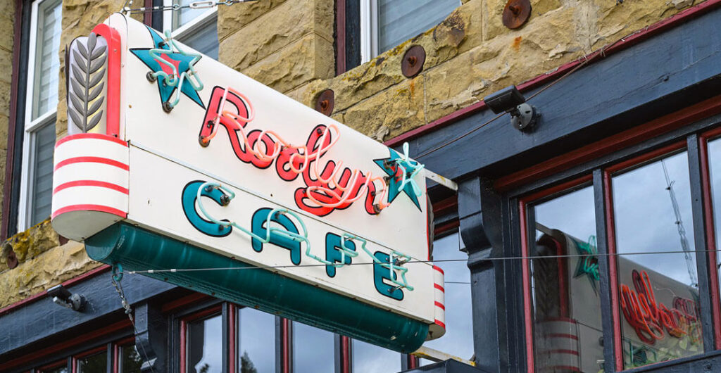 Roslyn Cafe sign