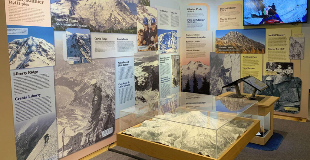 Make this your year to explore Washington state museums and see the glass display of Mount Rainier at Yakima Valley Museum. 