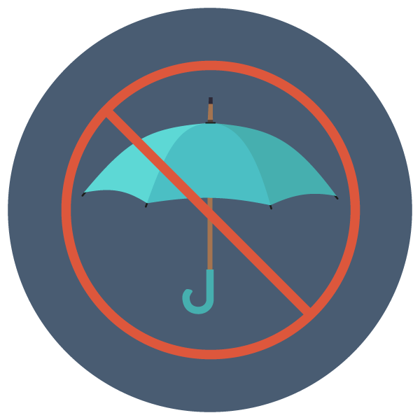 Raincoat Instead of Umbrella