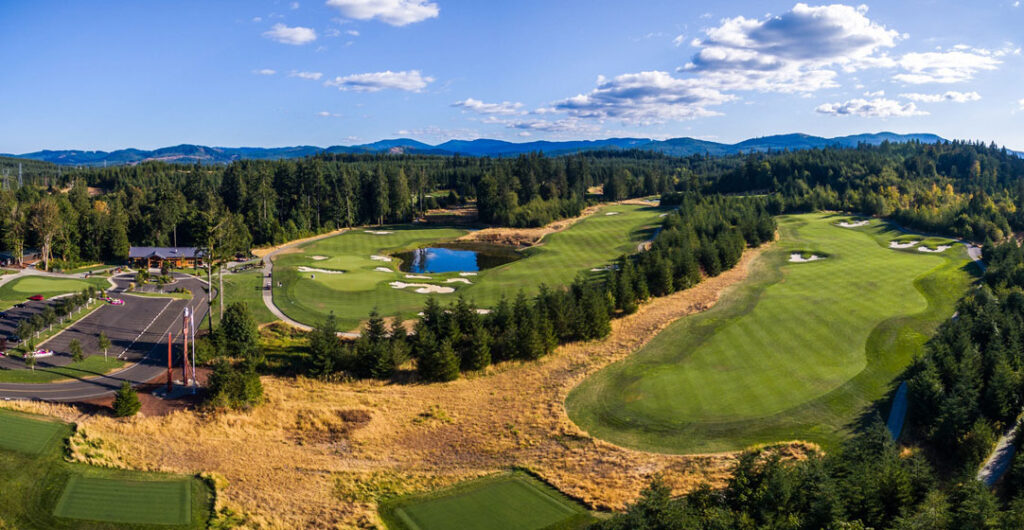 Bring your clubs and enjoy an epic round at Salish Cliffs Golf Club at Little Creek Casino Resort. The par 72 layout offers world-class golf and stunning Pacific Northwest views.