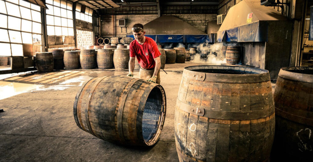 Interested in adding a Scotch distillery tour to your Scotland vacation plans? Ask a AAA Travel advisor about tours that feature whisky tasting and experiences. Pictured here is Speyside Cooperage, one of the distillery tours on the Malt Whisky Trail.