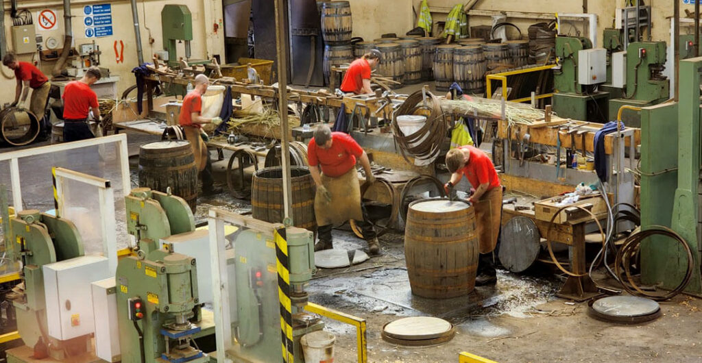 During your Scotch distillery tour, watch craftsmen build oak the barrels in the same way they’ve done for centuries at the Speyside Cooperage.