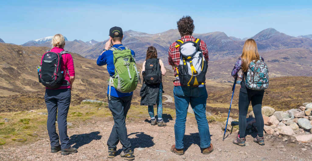 Thinking about hiking Scotland's network of paths and trails? You'll be rewarded with epic views from Devil's Staircase, pictured here, along West Highland Way.