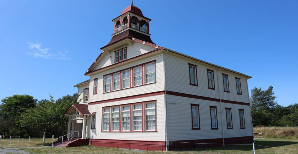 Old Dungeness Schoolhouse, a National Registered Historical place