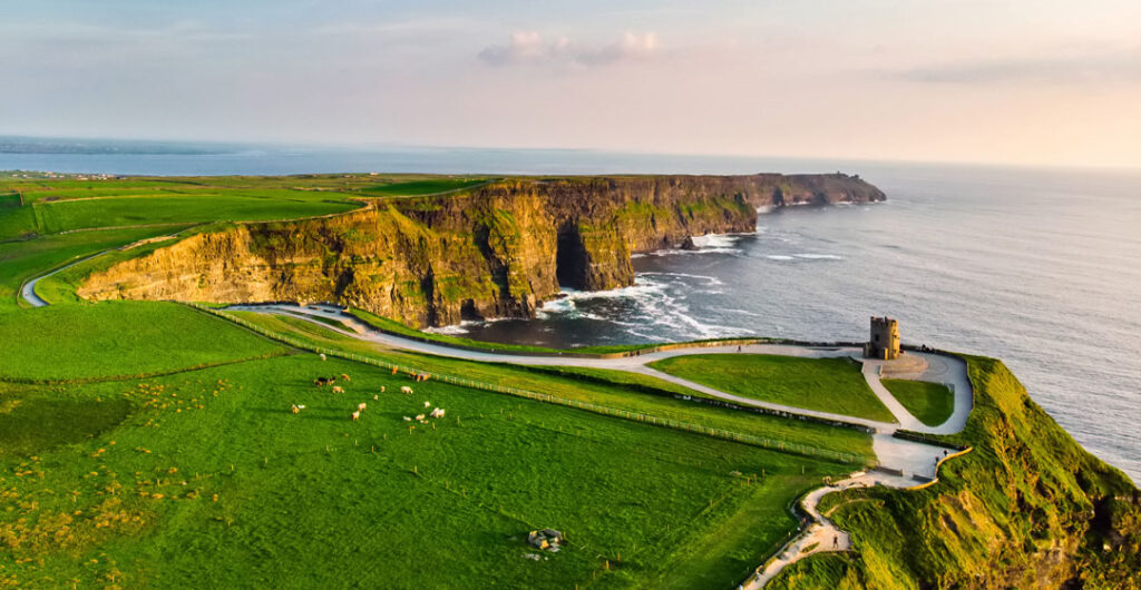 Ireland Cliffs of Moher and the OBriens Tower one of the most popular tourist destinations in Ireland by MNStudio AdobeStock