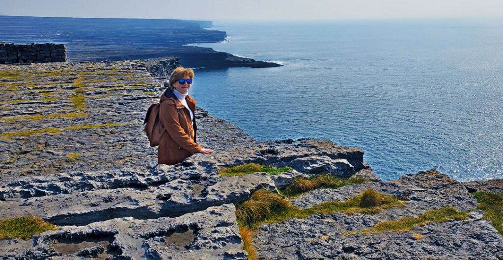 No one knows travel better than a AAA Travel advisor. Pictured here is AAA Washington's Debbie Kaufman, exploring Ireland off the beaten path.