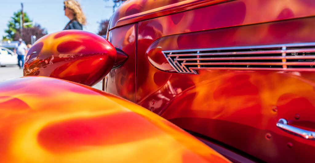 AAA Washington's Marcus Badgley captured this shot of a unique paint job at the Twin City Idlers classic car show. You never know what you're going to see at a show.