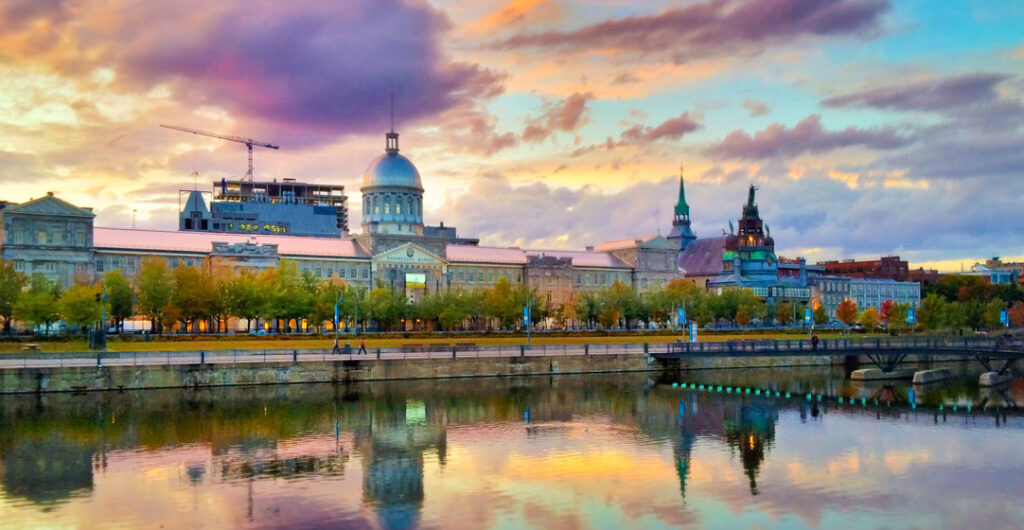 Montréal, Québec is a vibrant city humming with energy and excitement. It's a must-visit destination for foodies, too. Photo: Bassin Bonsecours courtesy Bonjour Québec/Paul Fleming