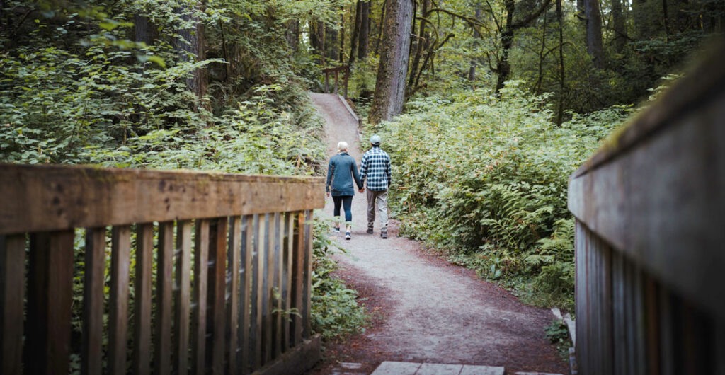 Walk or hike along one of Vancouver's many trail systems for unique views of the city and beyond.