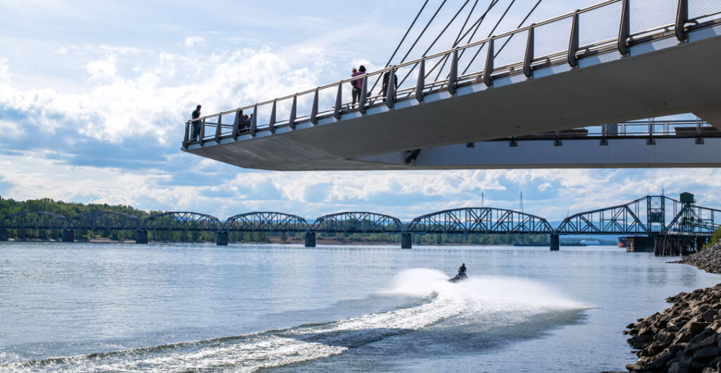 Topping our list of fun things to do in Vancouver, Washington is a visit to the Vancouver Waterfront. Photo: Visit Vancouver, WA