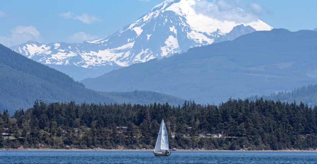 Sailing or paddling to Vendovi Island is the perfect way to explore this hidden gem in Washington state
