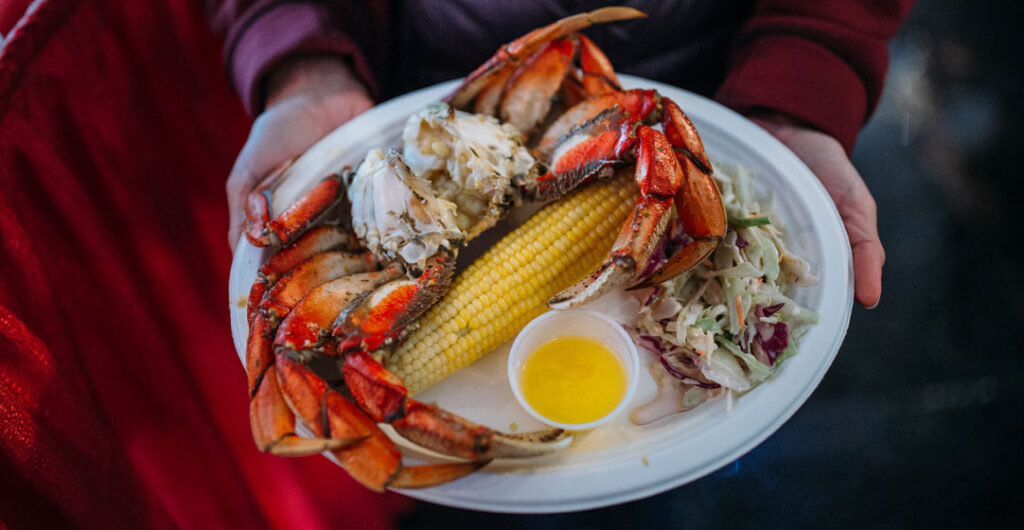 Locals say there's no better place to indulge your love of fresh seafood than the annual Dungeness Crab & Seafood Festival in Port Angeles.
