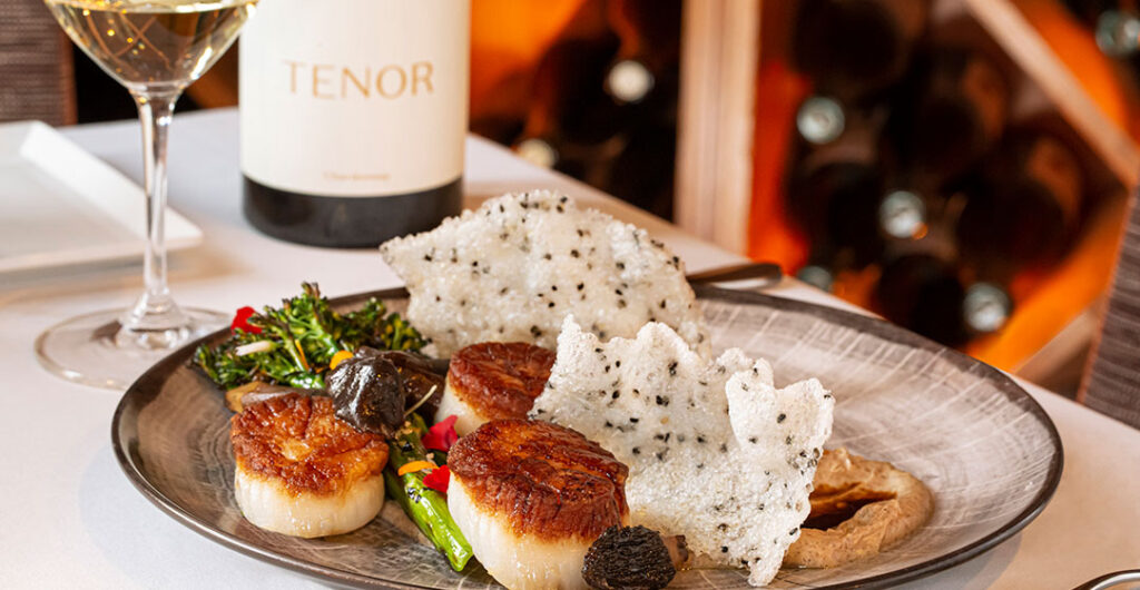 Woodinville is a veritable foodie paradise. Pictured here, fresh Northwest scallops.